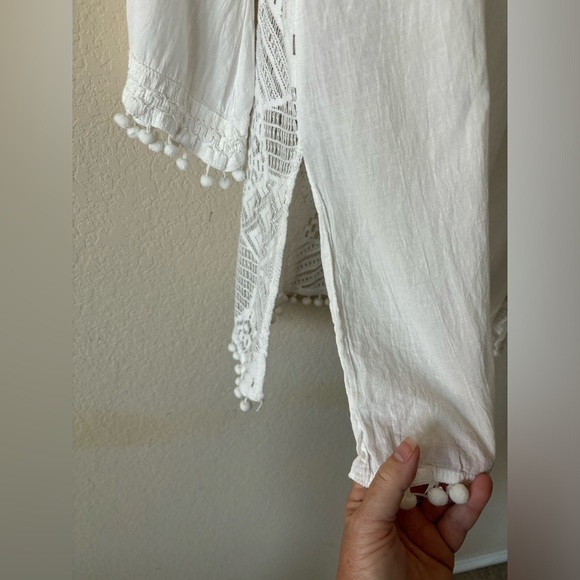 White Lace Swim Cover-Up - Picture 6 of 7